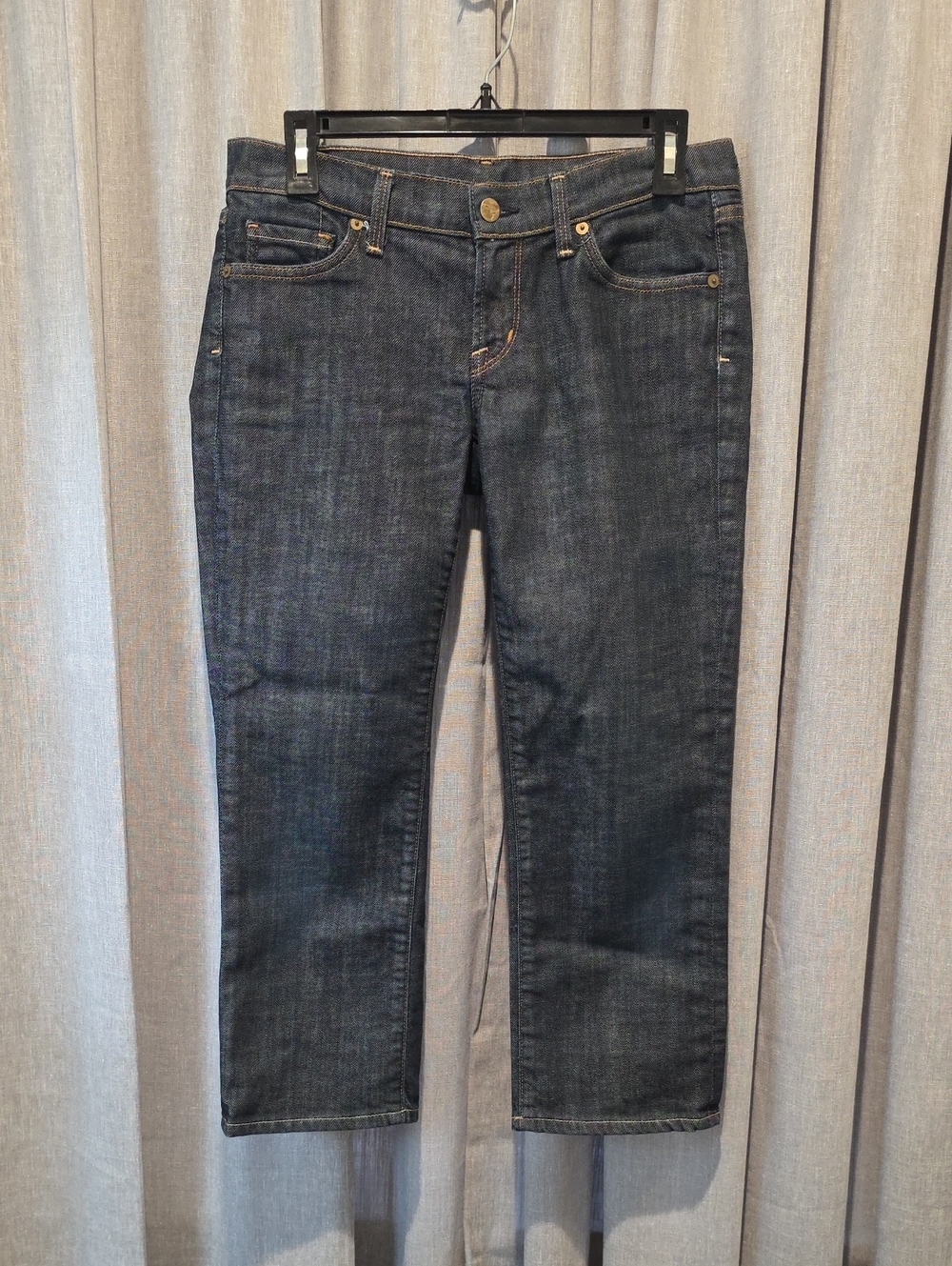 Citizens Of Humanity Kelly #063 Dark Blue Low Waist Stretch Cropped Jeans